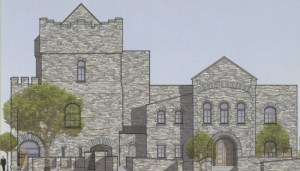 Irish Cultural Center library rendering